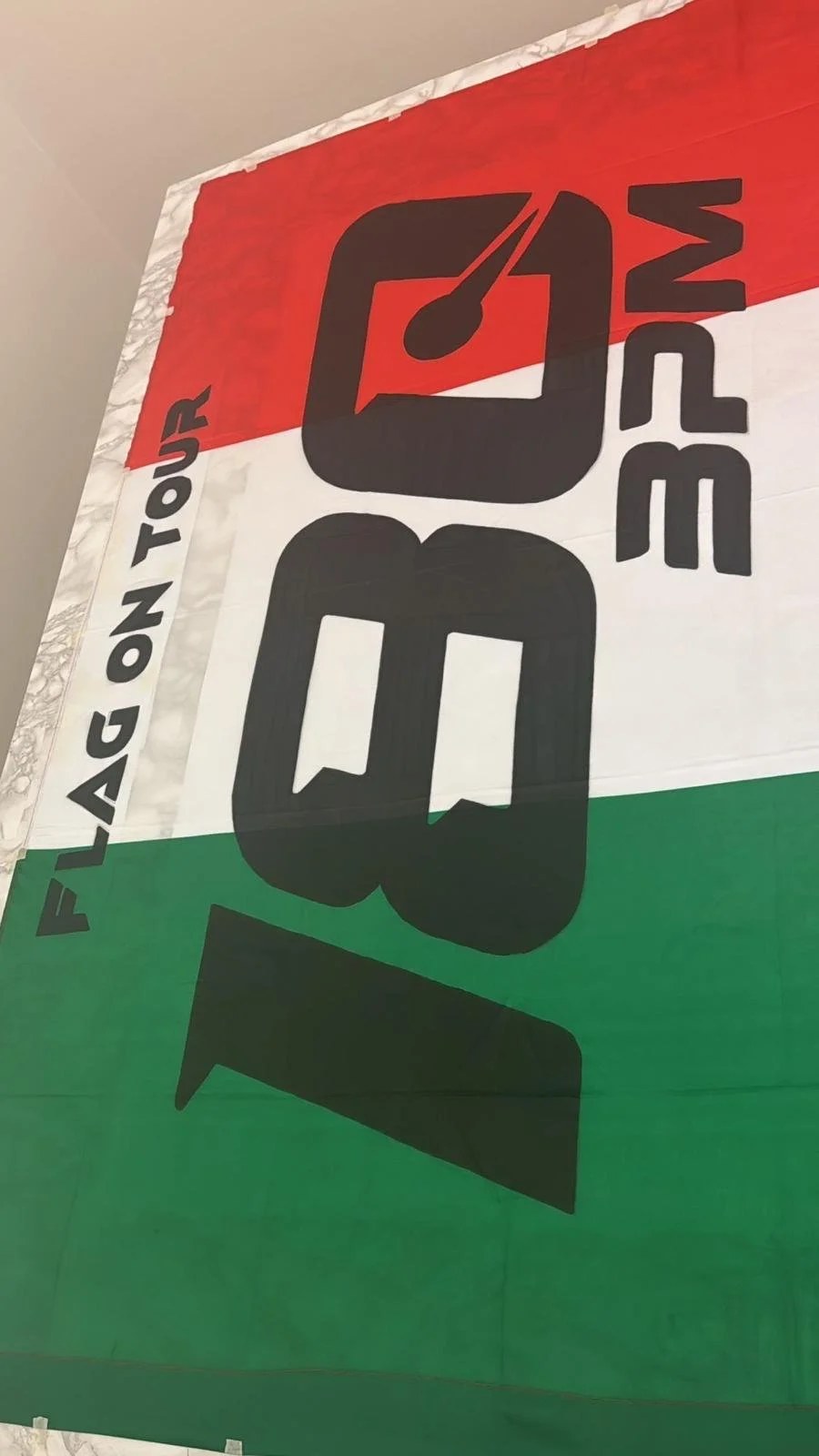 BANDIERA FLAG ON TOUR PERSONALIZZABILE