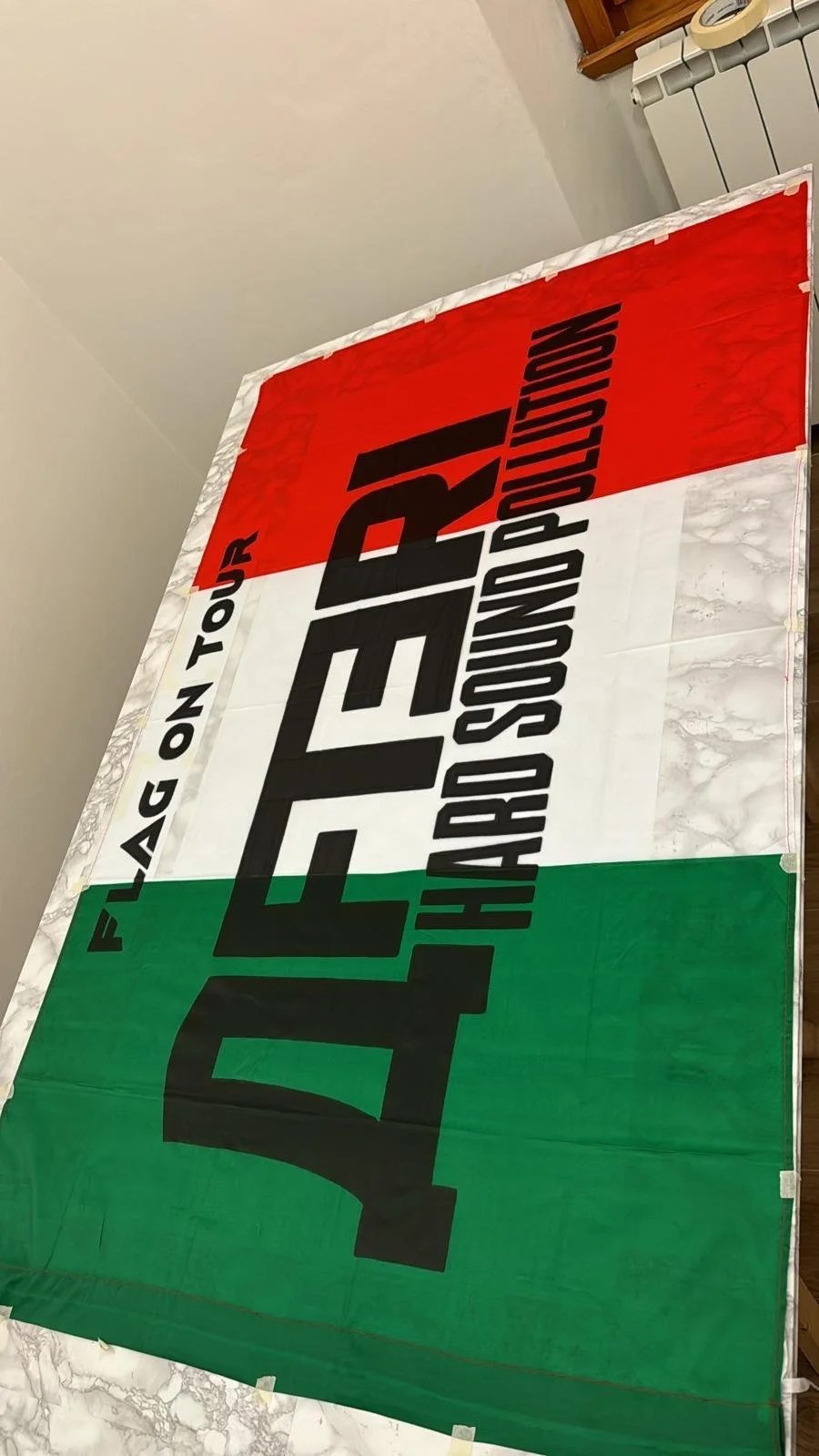 BANDIERA FLAG ON TOUR PERSONALIZZABILE